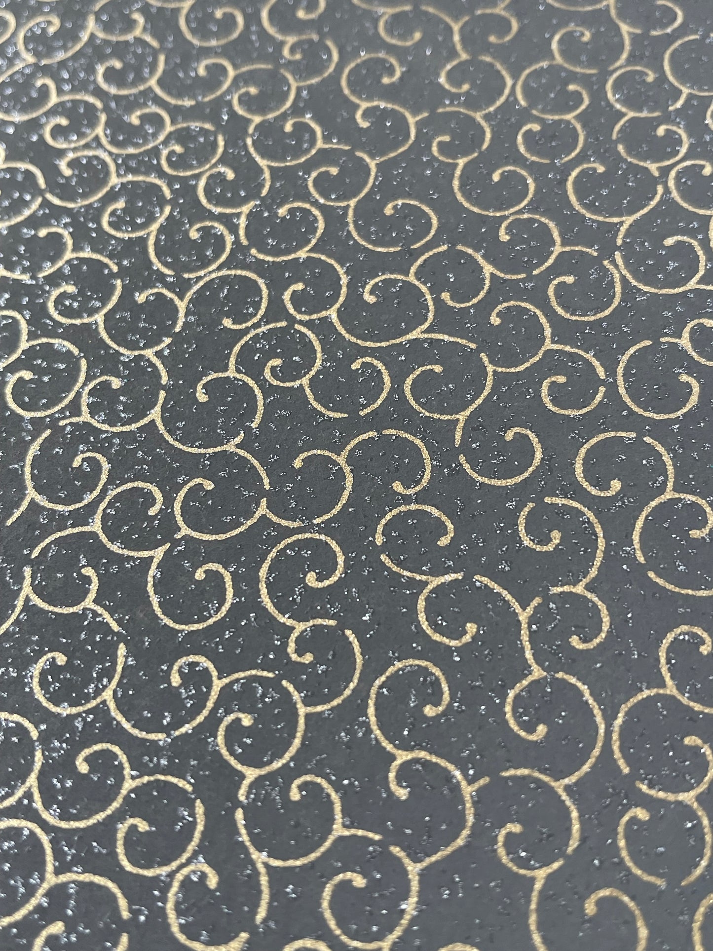 友禅和紙 お道具箱(深ボックス型)唐草