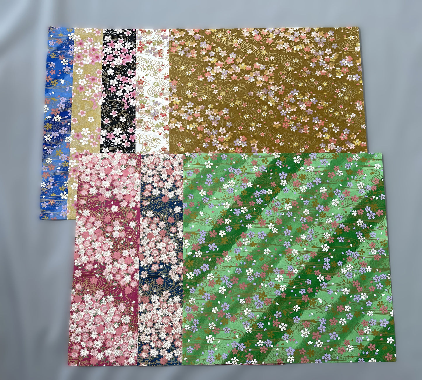 友禅和紙20枚セット 30×30cm 桜柄アソートB