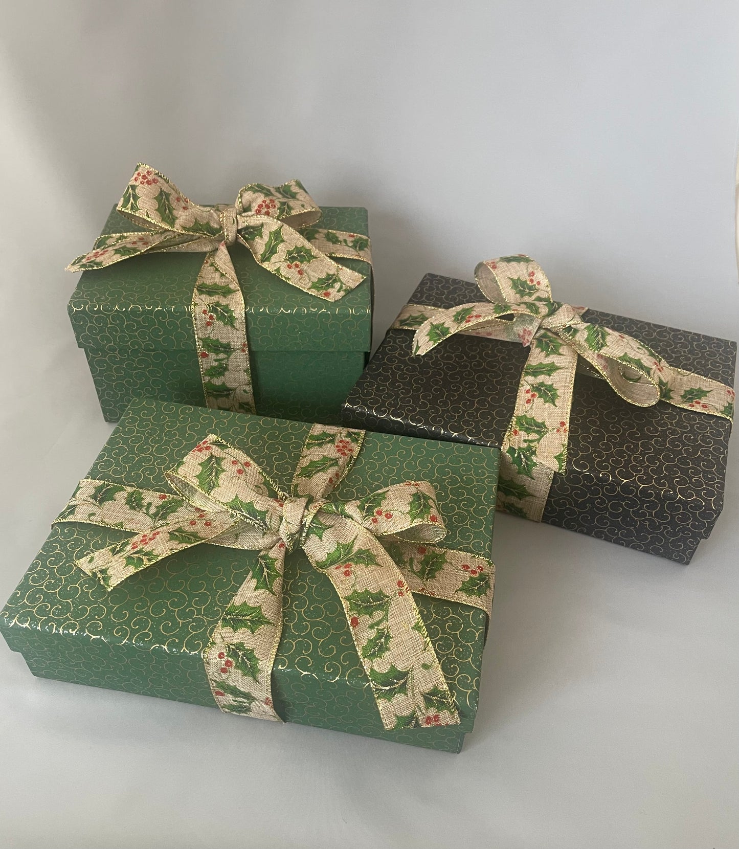 <NEW> 友禅和紙　クリスマスオーナメントセット（グリーンボックスL）