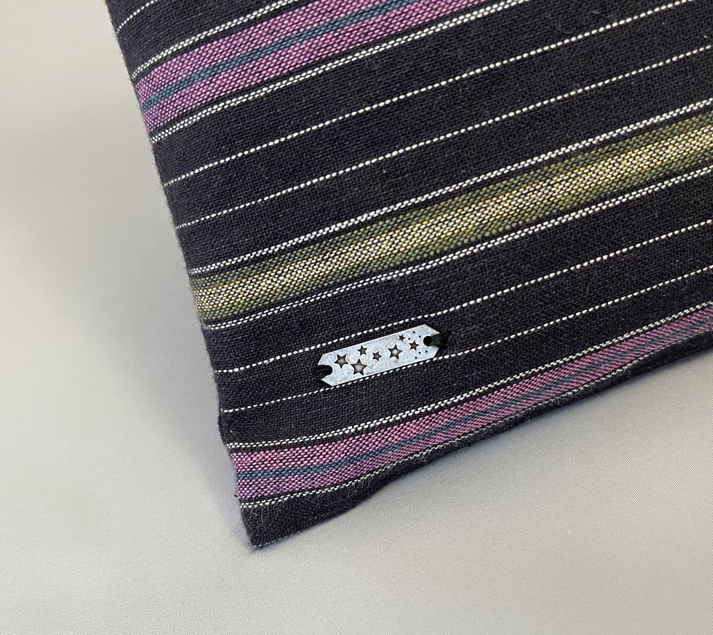 三河木綿　フラットポーチ　