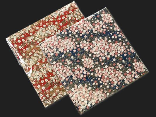 友禅和紙20枚セット　30×30cm 桜柄アソートB